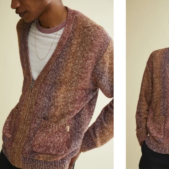 Urban Outfitters Men’s Skye Zip Cardigan Sz L - Picture 10 of 11